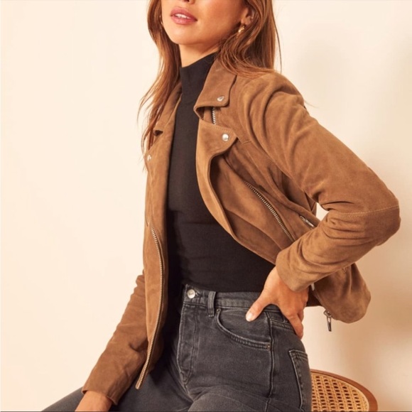 Reformation X Veda Suede Jacket - Picture 5 of 9